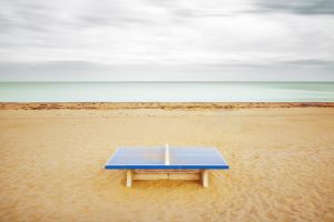 Ping Pong at the Beach